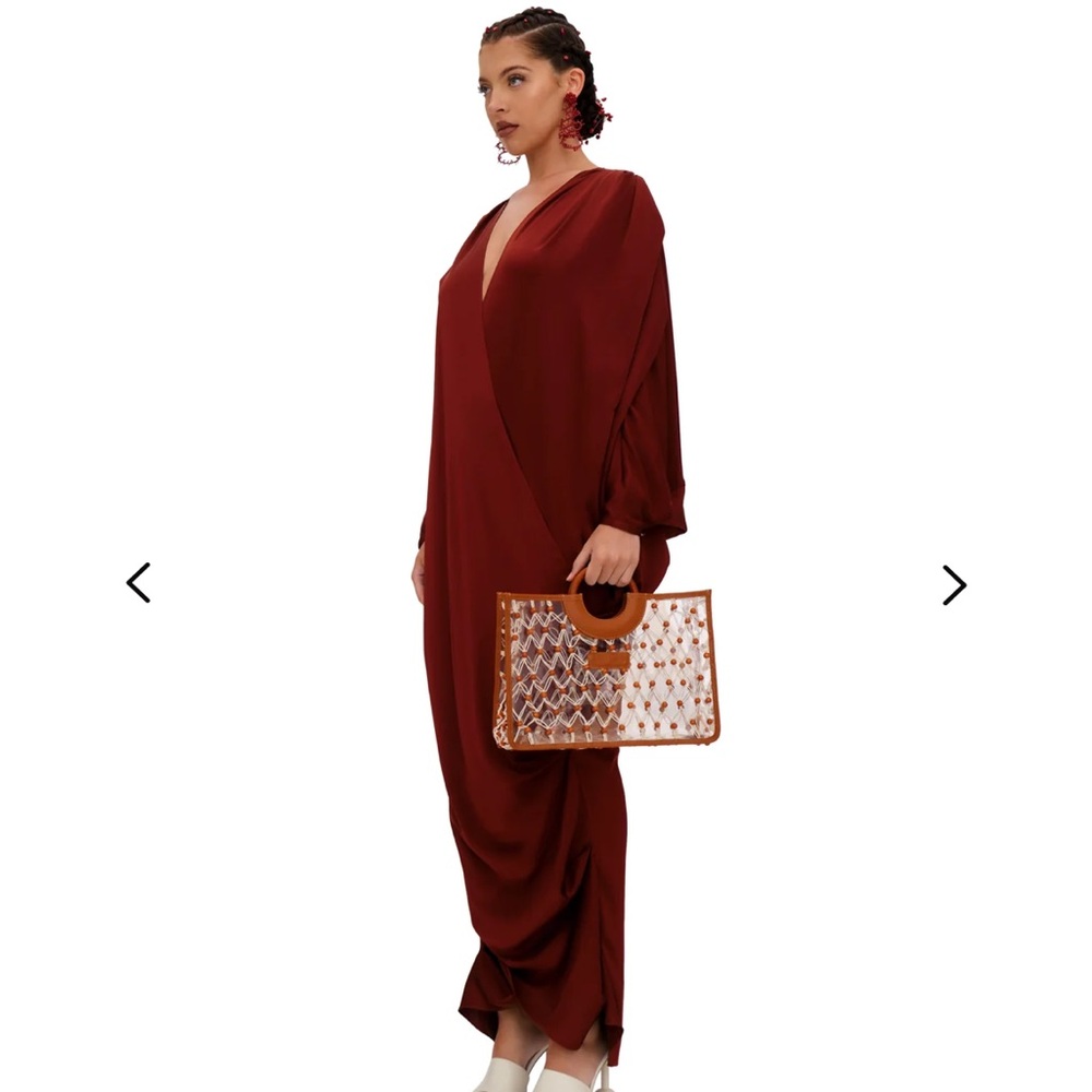 ANDREA IYAMAH TIBARA KAFTAN DRESS